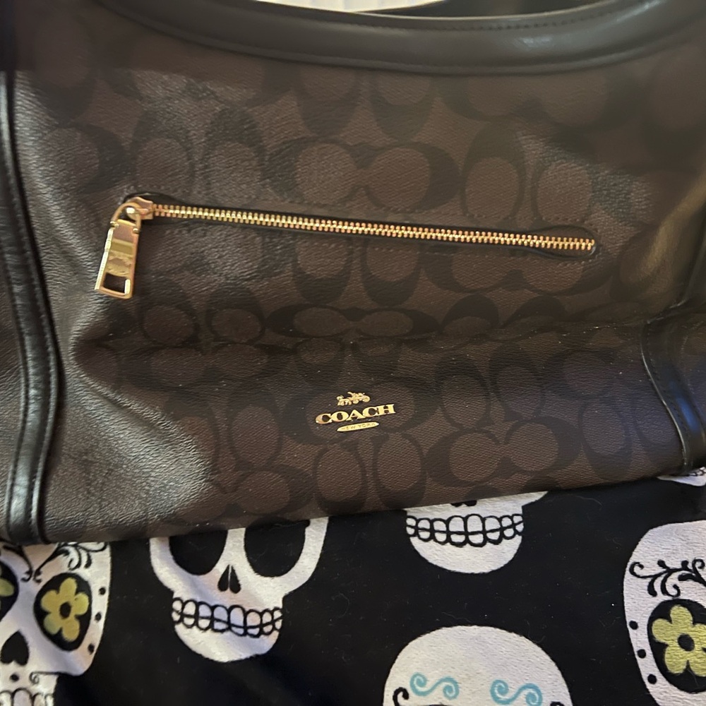 Coach Brown and Black Elegant Dress